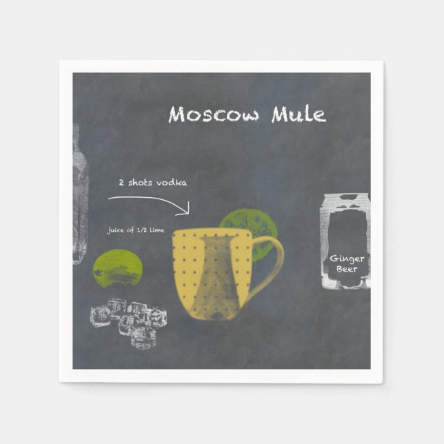Moscow Mule Napkin (Front)