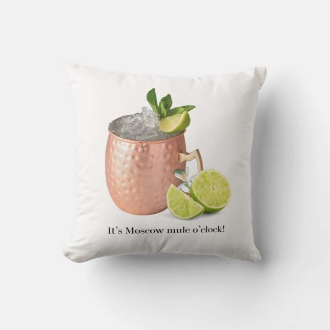 Moscow Mule O'clock Cushion (Front)