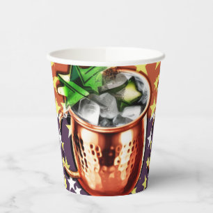 Moscow Mule Paper Cups
