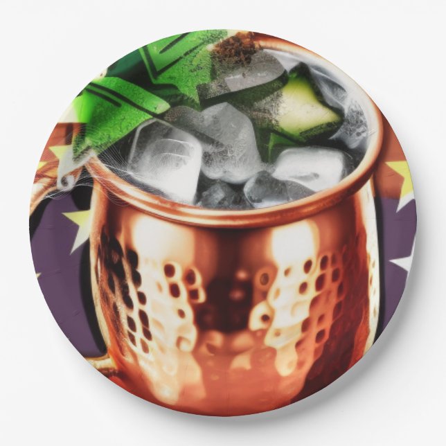 Moscow Mule Paper Plate (Front)
