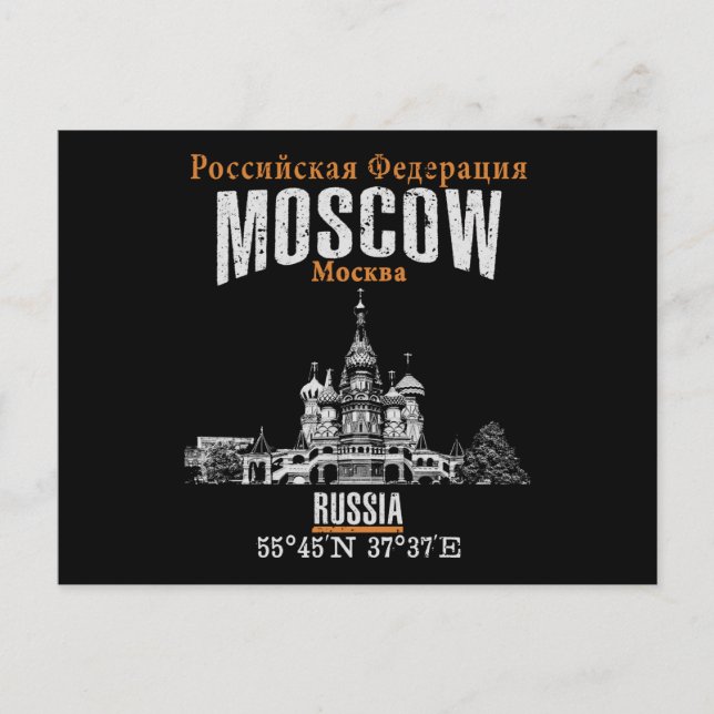 Moscow Postcard (Front)