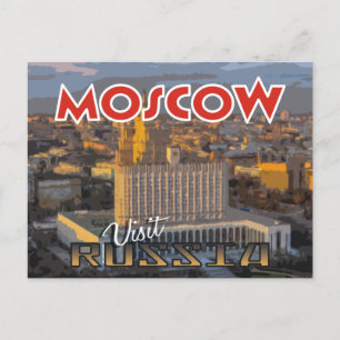 Moscow, postcard from serie Visit Russia
