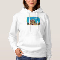 Moscow Red Square St Basil's Russia Hoodie Top