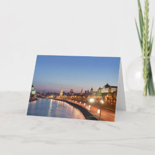 Moscow River at Dusk Card
