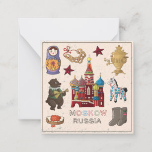 Moscow, Russia Card