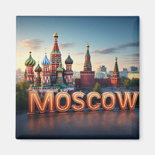 🧲 Moscow Russia Journey Memory 🇷🇺 Magnet