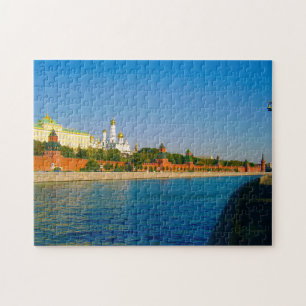 Moscow Russia Kremlin Architecture Moskva River Jigsaw Puzzle
