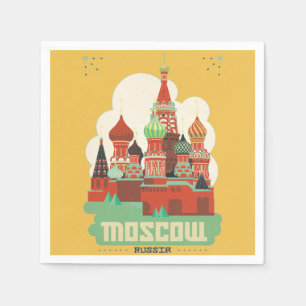 Moscow Russia Napkin