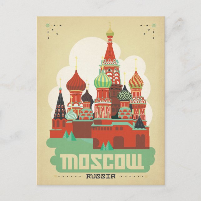 Moscow, Russia Postcard (Front)