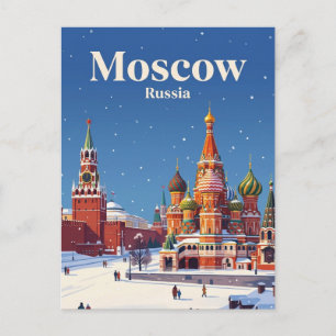 Moscow Russia Postcard