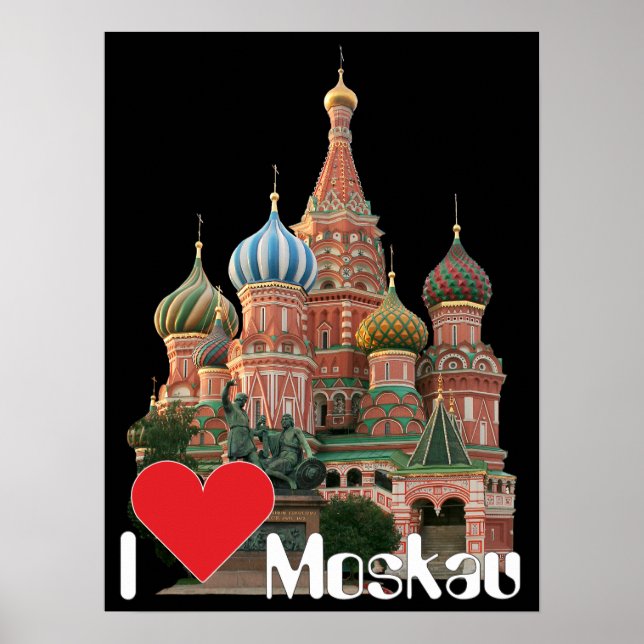 Moscow Russia Poster (Front)