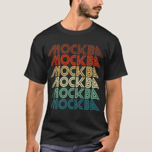 Moscow Russia Russian Pride Retro Vintage Design G T-Shirt