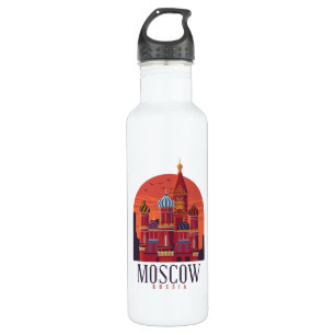 Moscow Russia Skyline 710 Ml Water Bottle