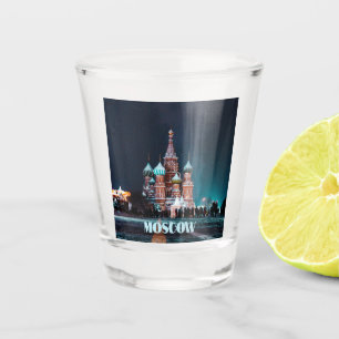 Moscow Russia St. Basil’s Cathedral Shot Glass