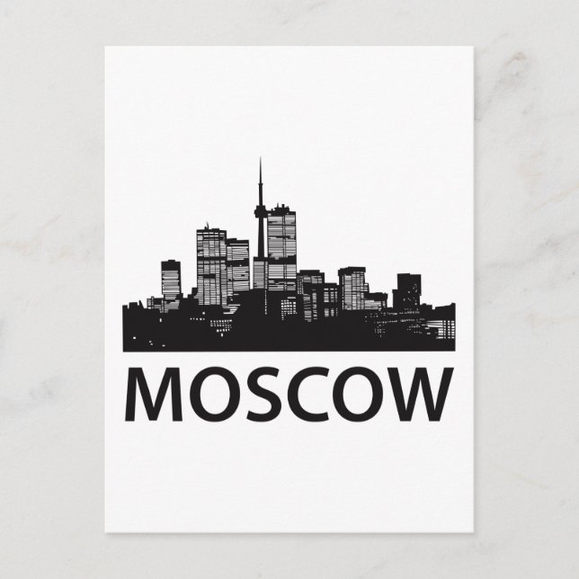 Moscow Skyline Postcard (Front)