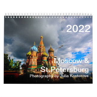 Moscow & St.Petersburg. 2022 Calendar