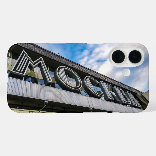 Moscow Train Station Sign Case-Mate iPhone Case (Back (Horizontal))