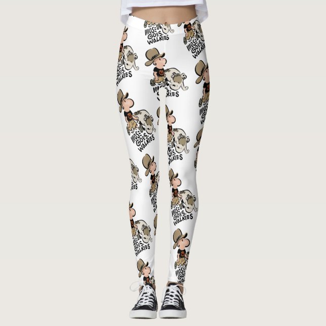 Mose Goes Walkies Leggings (Front)