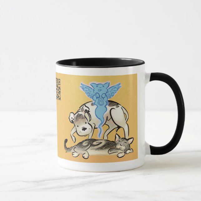 Mose Goes Walkies "Lucy" 9 Lives Mug (Right)