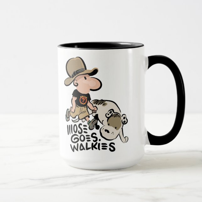 Mose Goes Walkies Mug (Right)