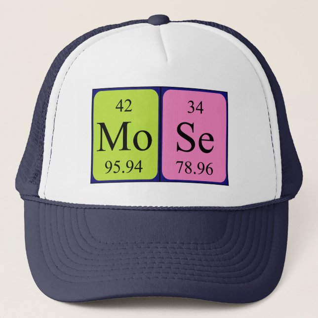 Mose periodic table name hat (Front)
