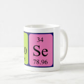 Mose periodic table name mug (Front Right)