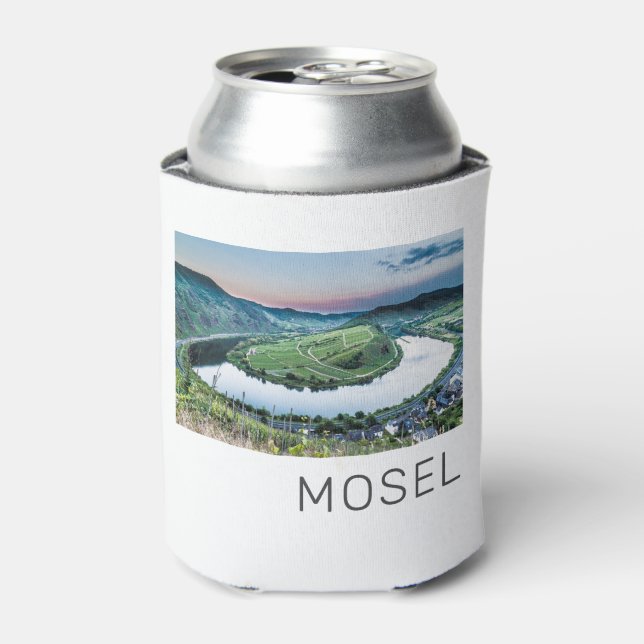 Moselle Calmont Loop Bremm Sunset River Souvenir Can Cooler (Can Front)