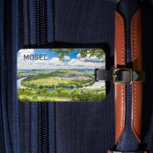 Moselle Loop Trittenheim Panorama Germany Souvenir Luggage Tag