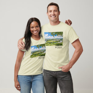 Moselle Loop Trittenheim Panorama Germany Souvenir T-Shirt