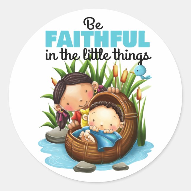 Moses and Myriam Bible  sticker page (Front)