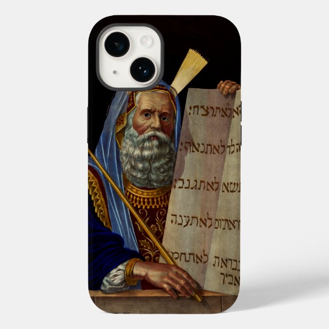Moses And The Tablets Of The Law Art Case-Mate iPhone Case (Back)