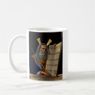 Moses And The Tablets Of The Law Art Coffee Mug