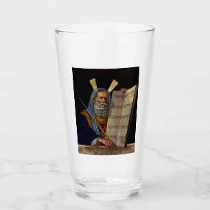 Moses And The Tablets Of The Law Art Glass
