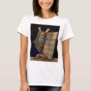 Moses And The Tablets Of The Law Art T-Shirt