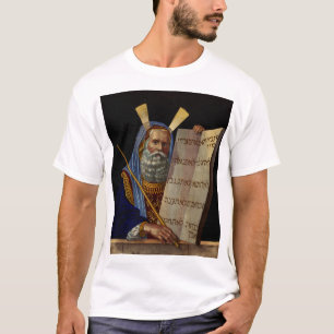 Moses And The Tablets Of The Law Art T-Shirt