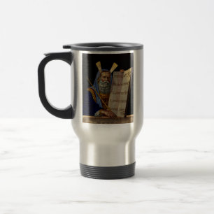 Moses And The Tablets Of The Law Art Travel Mug