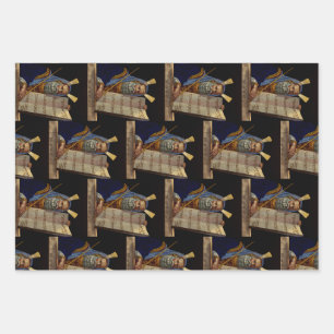 Moses And The Tablets Of The Law Art Wrapping Paper Sheet