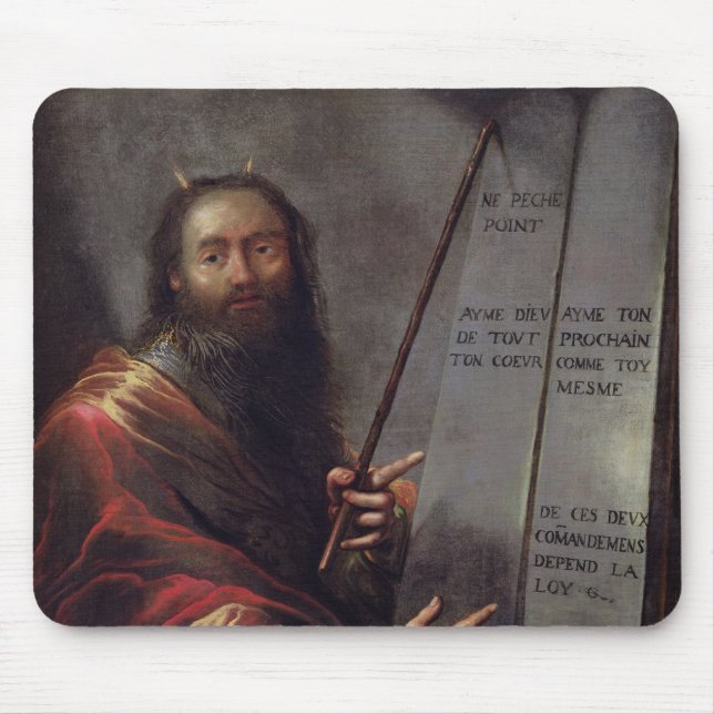 Moses and the Tablets of the Law Mouse Mat (Front)