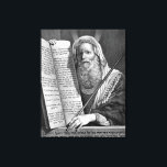 "Moses and the Ten Commandments" canvas print<br><div class="desc">Looking for something specific? 
 Leave a comment below on what you need and we will do our best to post it for you.
 --VintageWorks</div>