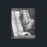 "Moses and the Ten Commandments" canvas print<br><div class="desc">Looking for something specific? 
 Leave a comment below on what you need and we will do our best to post it for you.
 --VintageWorks</div>