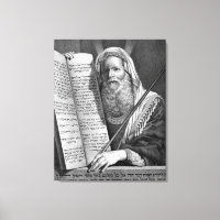 "Moses and the Ten Commandments" canvas print