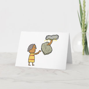 Moses and the Ten Commandments Card
