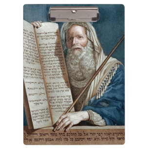 Moses and the Ten Commandments Clipboard