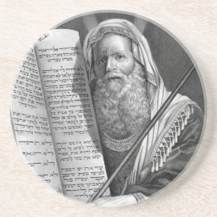"Moses and the Ten Commandments" coaster