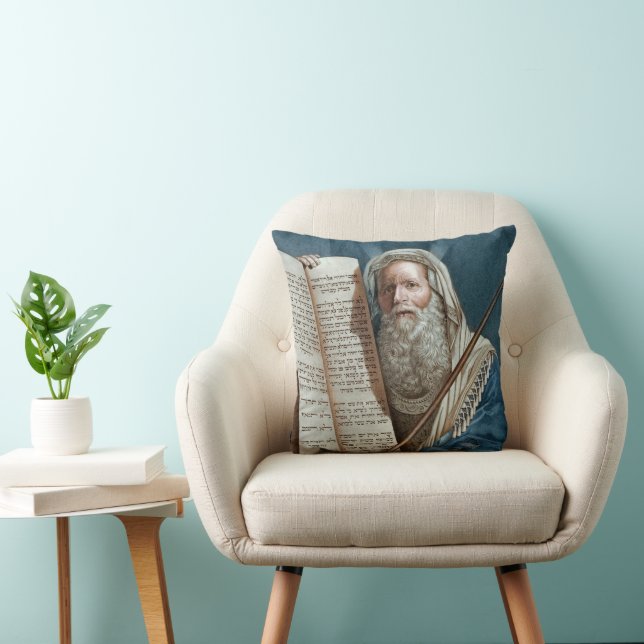 Moses and the Ten Commandments Cushion (Chair)