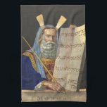 "Moses and the Ten Commandments" kitchen towel<br><div class="desc">Looking for something specific? 
 Leave a comment below on what you need and we will do our best to post it for you.
 --VintageWorks</div>