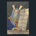 "Moses and the Ten Commandments" kitchen towel<br><div class="desc">Looking for something specific? 
 Leave a comment below on what you need and we will do our best to post it for you.
 --VintageWorks</div>