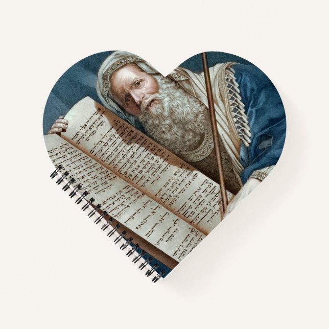 Moses and the Ten Commandments Notebook (Front)