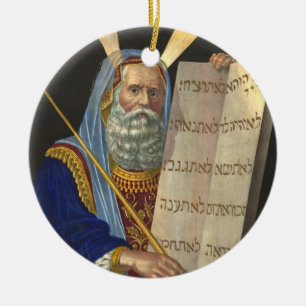 ''Moses and the Ten Commandments'' ornament