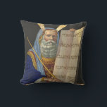 "Moses and the Ten Commandments" pillow<br><div class="desc">Looking for something specific? 
 Leave a comment below on what you need and we will do our best to post it for you.
 --VintageWorks</div>